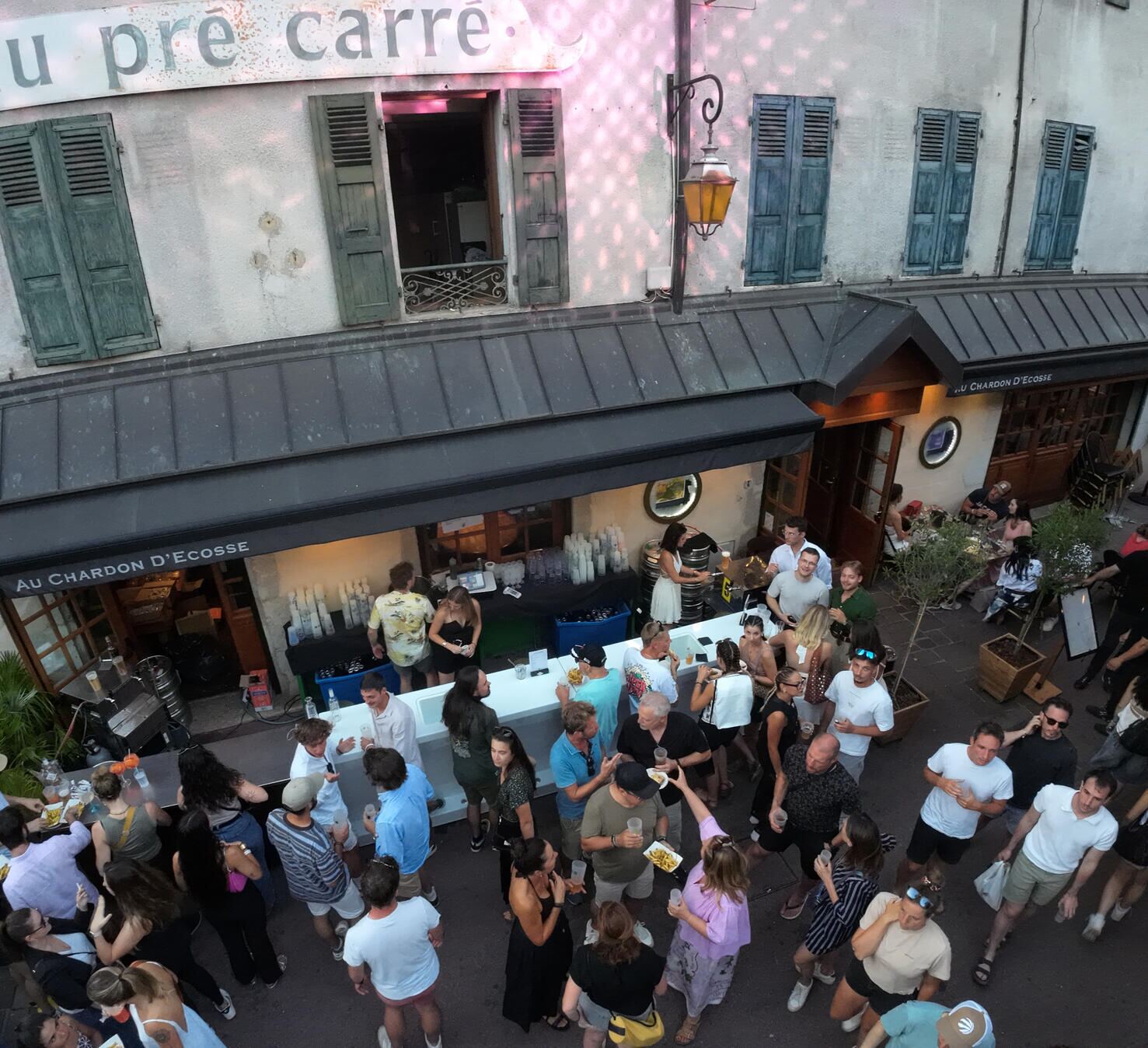 Private event on the terrace